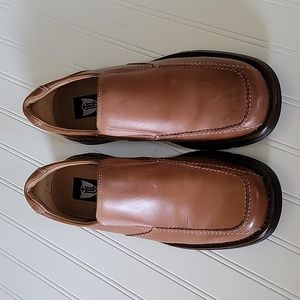 Mens Leather Slip On Loafers Dress Shoes 10M Like New